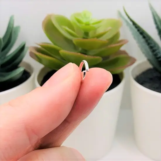 100, 500 or 1,000 Pieces: 9 mm Silver Plated Open Jump Rings, 17g {4}