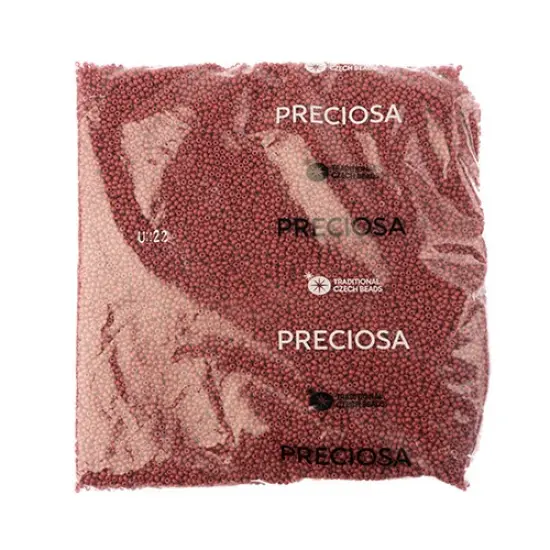 John Bead 11/0 Terra Intensive Matte Czech Glass Seed Beads, 250g Brown {2}