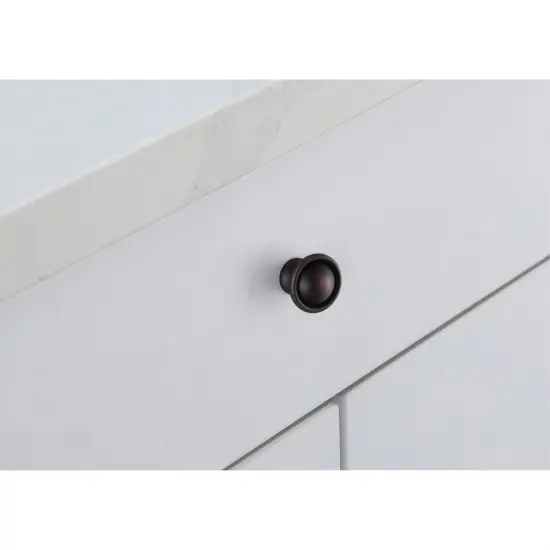 Kadea 1.2" Diameter Oil-rubbed Bronze Mushroom Knob Multipack (Set of 10) {3}