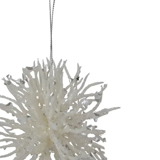 Northlight Starburst Hanging Christmas Ornament - 4.5" - White {3}