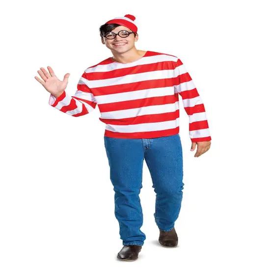 Where's Waldo? Waldo Classic Adult Costume {1}