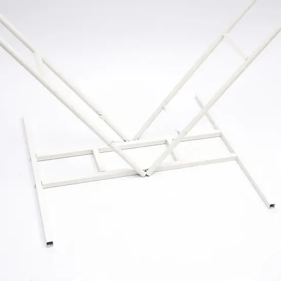 White Metal Heart-Shaped Wedding Arch Backdrop Stand {5}