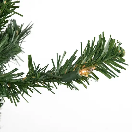 Northlight 7' Pre-Lit Norfolk Spruce Artificial Christmas Tree, Clear Lights Green {3}