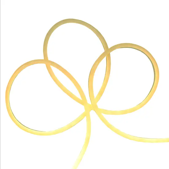 Northlight LED Commercial Grade Flexible Christmas Rope Lights - Warm White - 18' Yellow Wire {3}