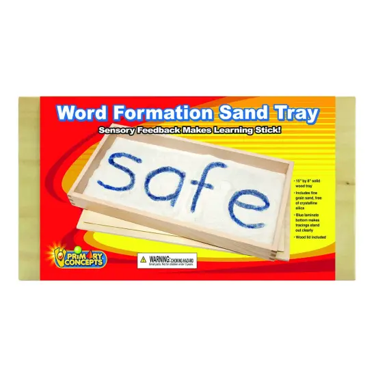 Word Formation Sand Tray, 15"W x 8"L, Pack of 4 {1}