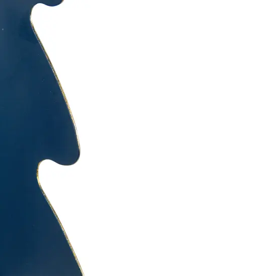 Northlight Triangular Christmas Tree with Curved Edges Decoration - 15" - Blue {5}