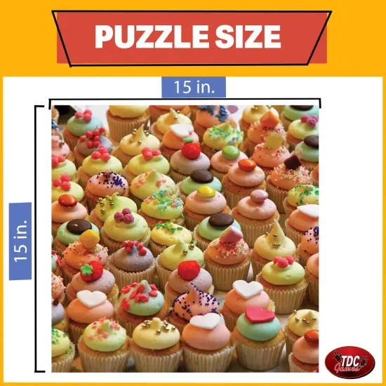 TDC Games Killer Cupcakes Jigsaw Puzzle - 500 pieces - Double Sided {4}