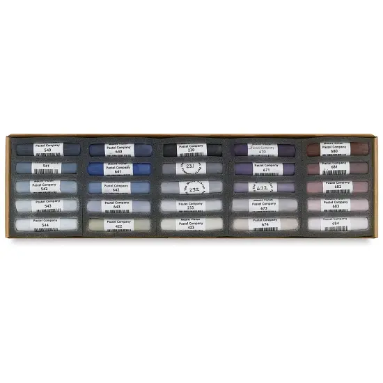 Mount Vision Soft Pastel Set - Thunderstorm Gray, Set of 25 {2}