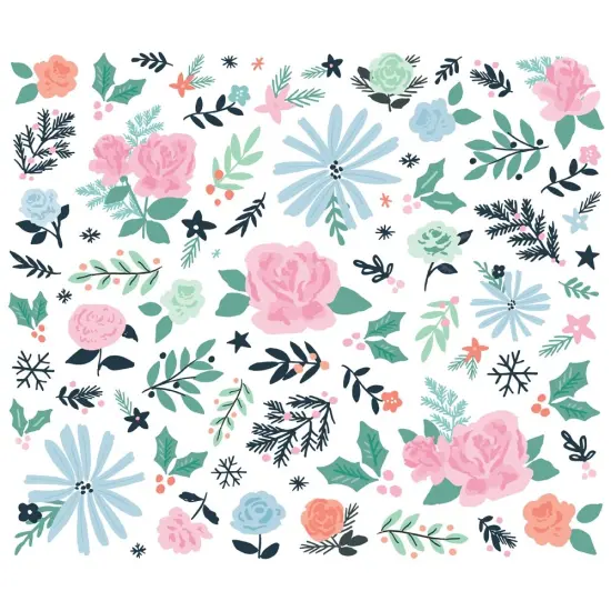 Winter Wonder Bits & Pieces Die-Cuts 73/Pkg-Floral {3}