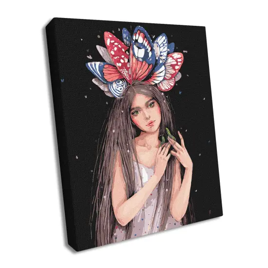 Painting by Numbers kit Colors of butterflies KHO4996 {1}