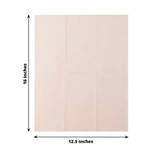 50 Plain Soft 2 Ply Dinner Table Cocktail Paper NAPKINS Blush {1}