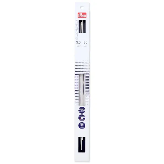 Prym Single Point Knitting Needles 12"-US 2 (3 mm) {1}