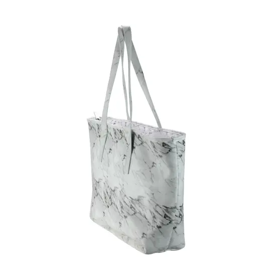 Wild Eye 17" Iceware White Marble Insulated Lunch Tote Bag {3}
