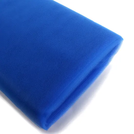 54" Tulle Fabric Bolt Royal Blue {2}