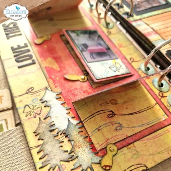 Elizabeth Craft Metal Dies-Tab 6 with turnbutton frame {6}