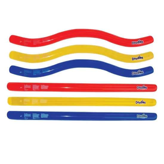 Swim Central Inflatable Swimming Pool Doodles - 72" - Set of 6 Multi {1}