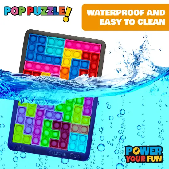Power Your Fun Pop Puzzle Popper Fidget Game - Black {3}