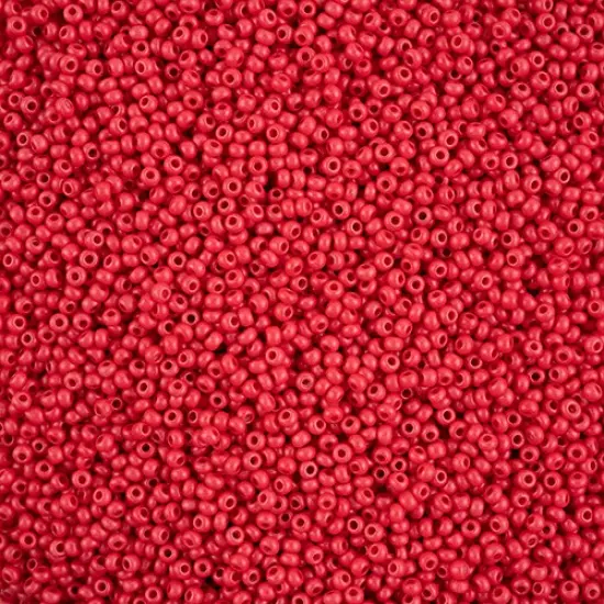 John Bead 10/0 Terra Intensive Matte Czech Glass Seed Beads, 500g Red {1}