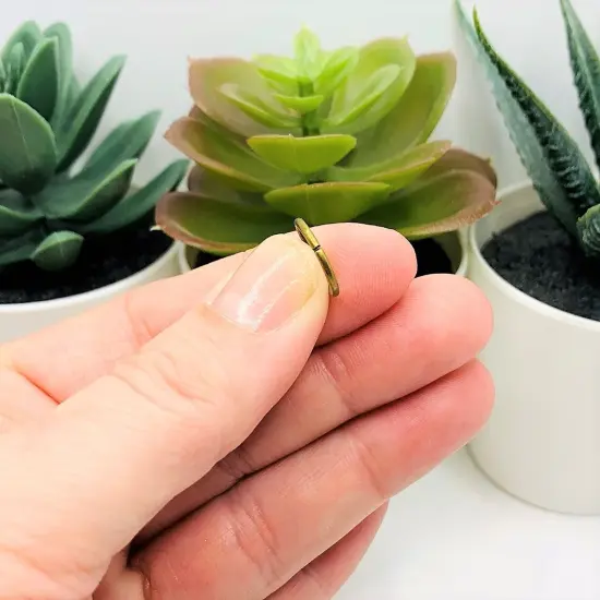 100, 500 or 1,000 Pieces: 12 mm Bronze Plated Open Jump Rings, 17g {4}