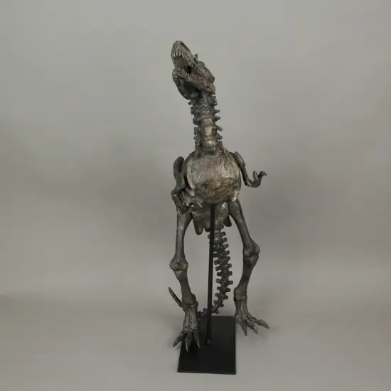 Resin Tyrannosaurus Rex Fossil Bones Home Decor Dinosaur Skeleton Sculpture Art {4}