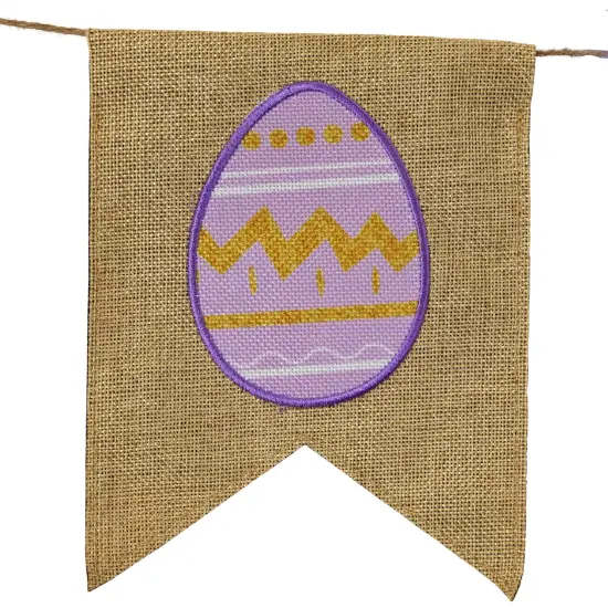 Northlight 80" Embroidered "Easter" Hanging Wall Banner Purple {6}