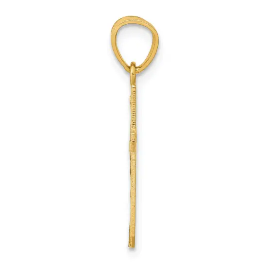 10K Gold Cross Pendant Jewelry 20 x 11mm {2}