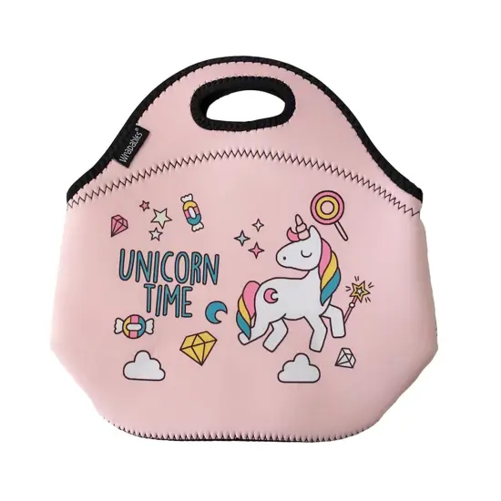Wrapables Insulated Neoprene Lunch Bag Unicorn Time {1}