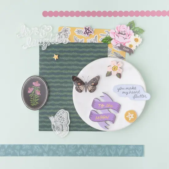 Crate Paper Moonlight Magic Washi Tape 12/Pkg-Gold Foil {3}