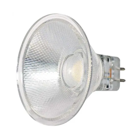Satco 3w LED MR16 Expanded Line 3000K FL40 GU5.3 Base 12v {1}
