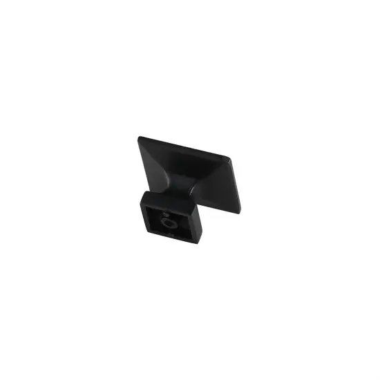 Cecil 1.3" Matte Black Square Knob Multipack (Set of 10) {5}