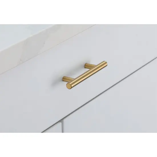 Quinn 3" Center to Center Brass Bar Pull Multipack (set of 10) {3}