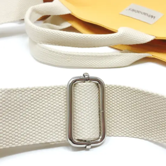 Wrapables Canvas Tote Bag for Women, Casual Cross Body Shoulder Handbag Yellow {5}