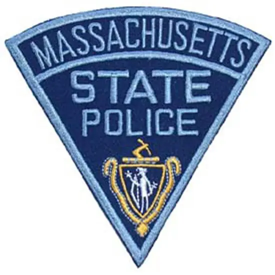 Massachusetts State Police Patch 3" {1}