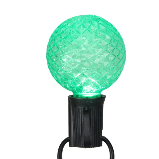 Northlight LED Faceted G50 Globe Christmas Replacement Bulbs - Multicolor - Pack of 25 {4}