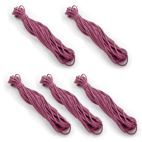 50 Yards of 1/8" Soft Knit Elastic Cord Lilac {1}