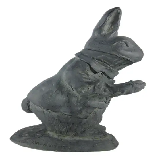 `Alice In Wonderland` White Rabbit Garden Statue {3}