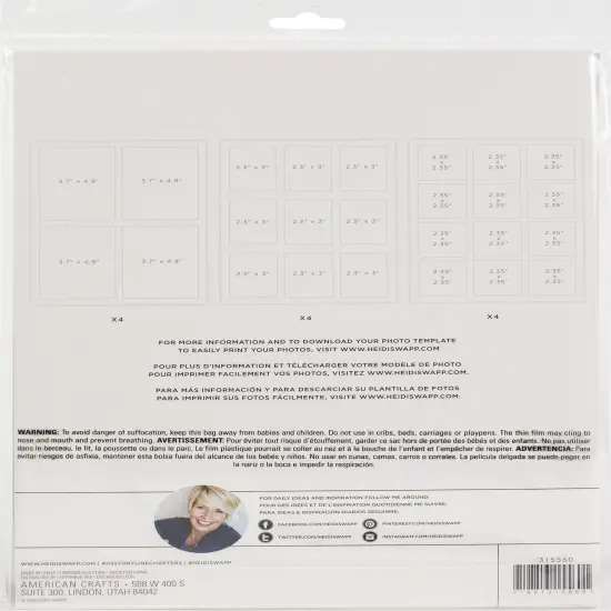 Heidi Swapp Storyline Chapters Photo Paper 8.5"X11" 12/Pkg-Matte {3}