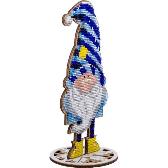 Bead embroidery kit on wood {3}