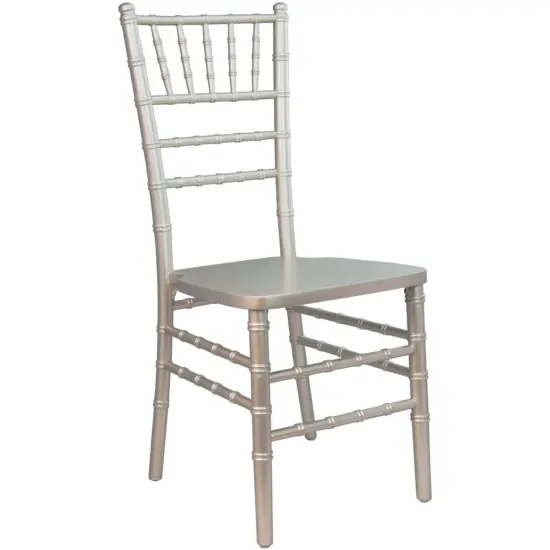 Emma and Oliver Wood Chiavari Chair Silver {6}