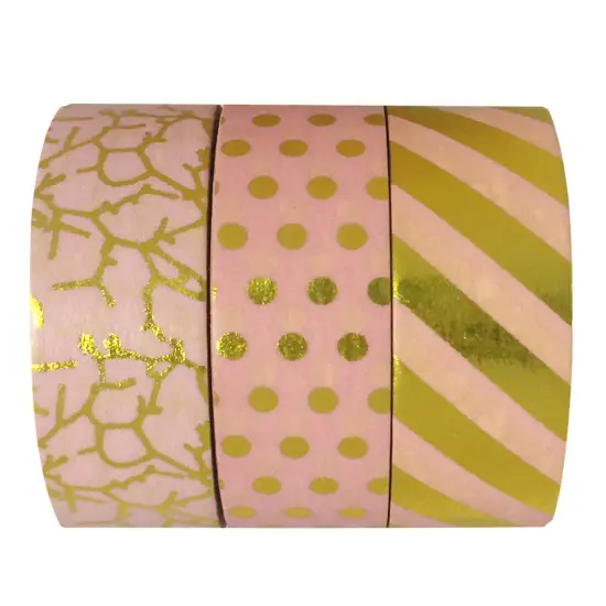 Wrapables Washi Masking Tape (Set of 3) Fun with Pink {1}