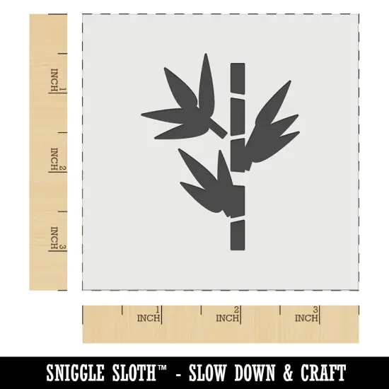 Bamboo Shoot Wall Cookie DIY Craft Reusable Stencil {5}