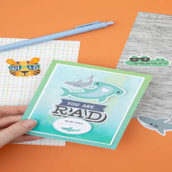 Pebbles Single-Sided Paper Pad 6"X8" 36/Pkg-Cool Boy {5}