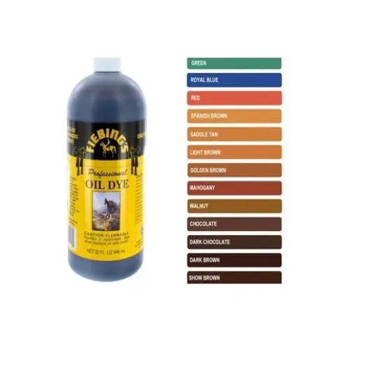 Premium 32 oz Pro Oil Leather Dye Mahogany {2}