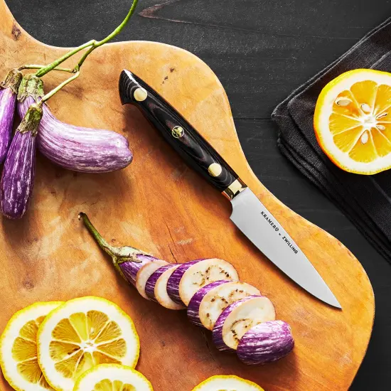 KRAMER by ZWILLING EUROLINE Carbon Collection 2.0 3.5-inch Paring Knife {5}