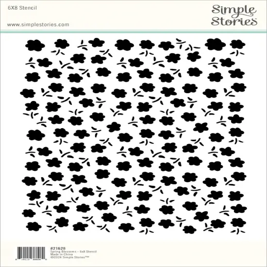 Fresh Air Stencil 6"X8"-Spring Blossoms {4}