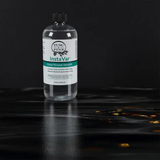 Tusc & Pine InstaVar&trade; Gloss Picture Varnish - Archival Quality Varnish for Oil, Alkyd, and Acrylic Artists {6}