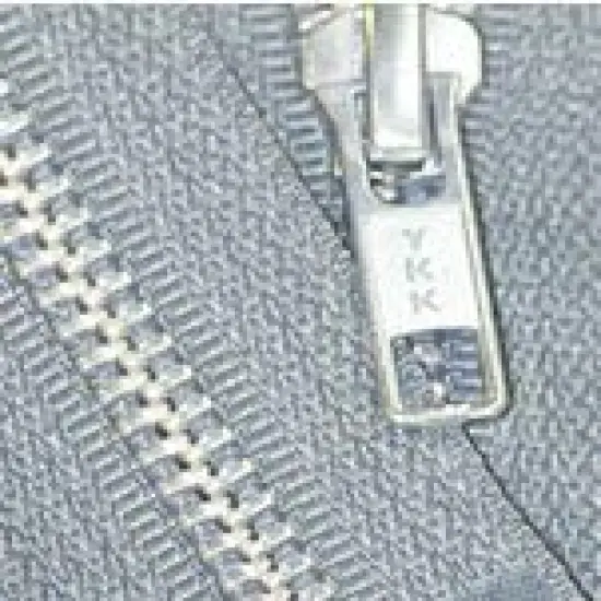 24" Jacket Zipper, YKK #5 Aluminum Metal ~ Medium Weight ~ Separating ~ 578 Medium Grey (1 Zipper/Pack) {1}