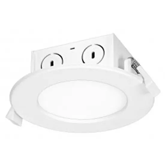 Satco 8.5w 4 inch LED Direct Wire Downlight Edge-lit 120v 2700K Dimmable 2700k {1}
