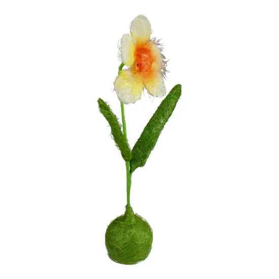 Northlight Spring Artificial Flower Decoration - 19" - Orange and Yellow Green {3}
