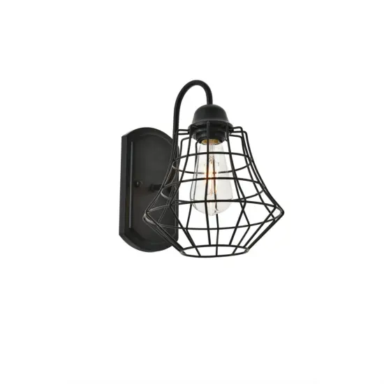 Candor 1 light black Wall Sconce {3}